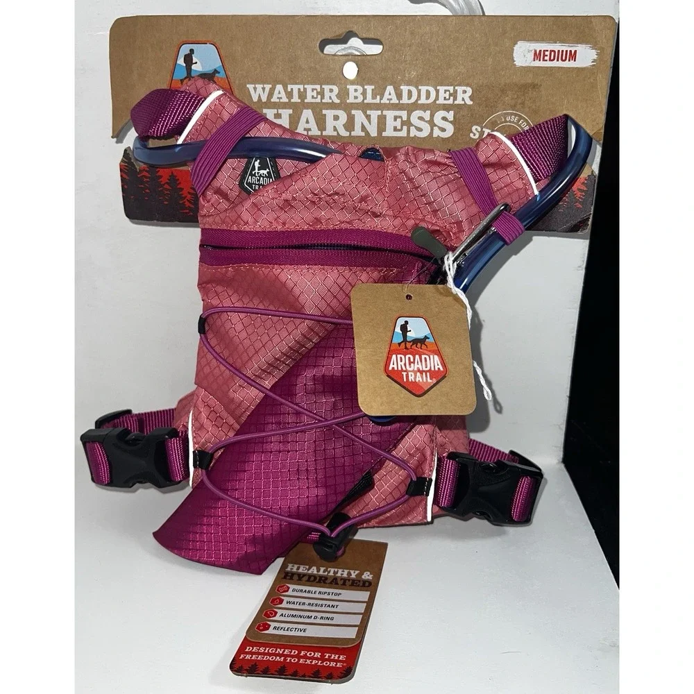 Arcadia Trail Water Bladder Harness M Pink Neck 17-23